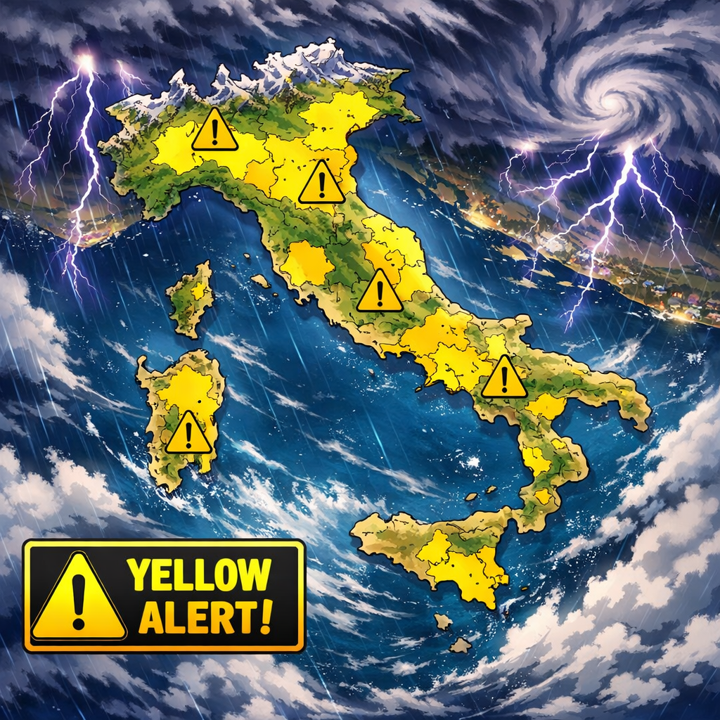 Maltempo in Italia: perché l’allerta gialla del 13 aprile non va sottovalutata